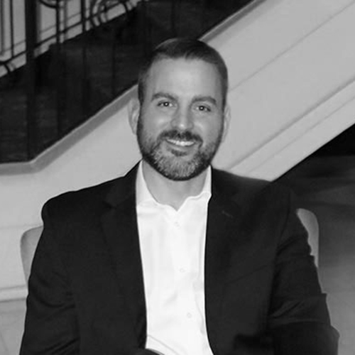 Alleon Group Jeremy Krull Headshot in black and white