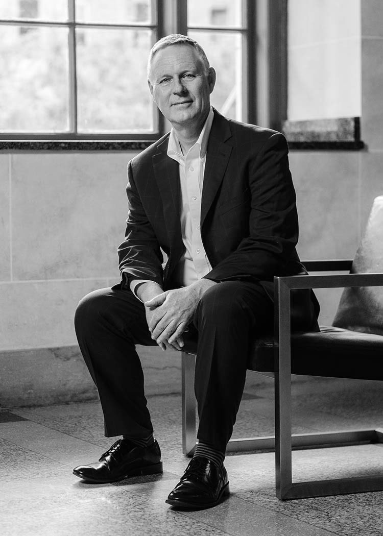 A photo of Todd Leonard. He is one of the founders of the Alleon Group.