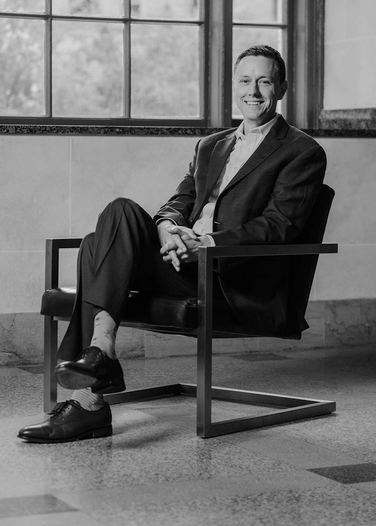 A Photo of Courtney Allen. He is a one of the founders of the Alleon Group.