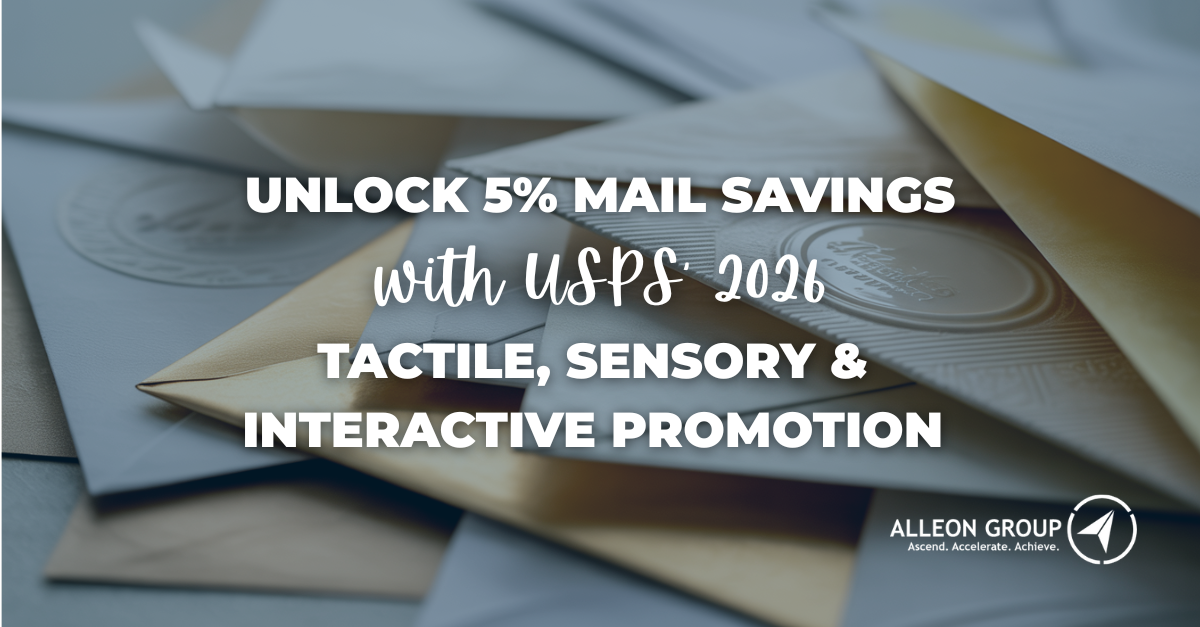 USPS 2026 Tactile, Sensory & Interactive Promotion | Alleon Group